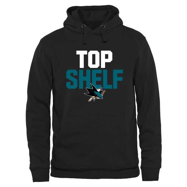 Men's San Jose Sharks Top Shelf Pullover Hoodie - Black,We sell and wholesale Men's San Jose Sharks Top Shelf Pullover Hoodie - Black on line form chian!